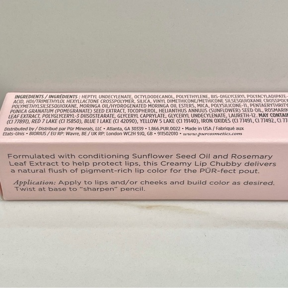 NEW Pur Silky Pout Creamy Lip Chubby Lip Pencil (Blushing Rosé) - Picture 3 of 6